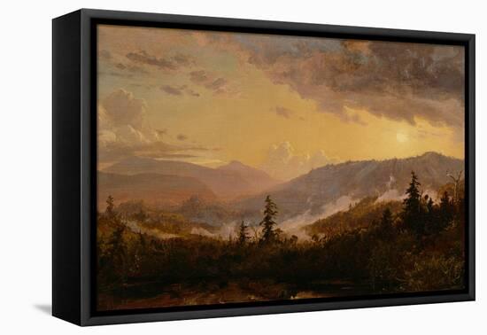 Sunset after a Storm in the Catskill Mountains, c.1860-Jasper Francis Cropsey-Framed Stretched Canvas