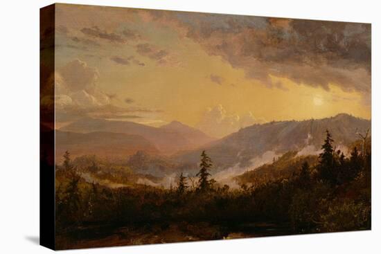 Sunset after a Storm in the Catskill Mountains, c.1860-Jasper Francis Cropsey-Stretched Canvas