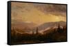 Sunset after a Storm in the Catskill Mountains, c.1860-Jasper Francis Cropsey-Framed Stretched Canvas