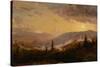 Sunset after a Storm in the Catskill Mountains, c.1860-Jasper Francis Cropsey-Stretched Canvas