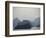 Sunset Against Limestone Grotto Islands, Halong Bay, Vietnam, Indochina, Southeast Asia-Alison Wright-Framed Photographic Print