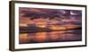 Sunset, Akureyri, Northern Iceland-Panoramic Images-Framed Photographic Print