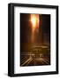 Sunset Alignment over the Bay Bridge, California Street, San Francisco-Vincent James-Framed Photographic Print