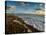 Sunset Along Moshup Beach, Martha's Vineyard with View of Ocean-James Shive-Stretched Canvas