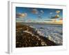 Sunset Along Moshup Beach, Martha's Vineyard with View of Ocean-James Shive-Framed Photographic Print