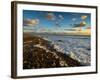 Sunset Along Moshup Beach, Martha's Vineyard with View of Ocean-James Shive-Framed Photographic Print