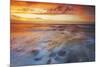 Sunset Along the Coast of Emilia Romagna, Italy-ClickAlps-Mounted Photographic Print