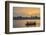 Sunset Along the Mekong River in the Capital City of Phnom Penh-Michael Nolan-Framed Photographic Print