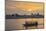 Sunset Along the Mekong River in the Capital City of Phnom Penh-Michael Nolan-Mounted Photographic Print