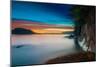 Sunset along the Sitka, Alaska coast-Mark A Johnson-Mounted Photographic Print