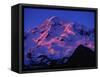 Sunset Alpenglow on Mount Rainier-Paul Souders-Framed Stretched Canvas