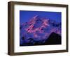 Sunset Alpenglow on Mount Rainier-Paul Souders-Framed Photographic Print