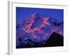 Sunset Alpenglow on Mount Rainier-Paul Souders-Framed Photographic Print