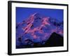 Sunset Alpenglow on Mount Rainier-Paul Souders-Framed Photographic Print