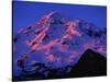 Sunset Alpenglow on Mount Rainier-Paul Souders-Stretched Canvas