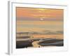 Sunset and Beach, Blackpool, England-Paul Thompson-Framed Photographic Print