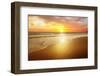 Sunset and Beach-sumroeng chinnapan-Framed Photographic Print