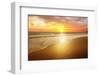 Sunset and Beach-sumroeng chinnapan-Framed Photographic Print