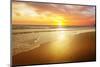 Sunset and Beach-sumroeng chinnapan-Mounted Photographic Print