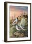 Sunset and Blooms-Trevor V. Swanson-Framed Giclee Print