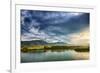 Sunset and Blue Sky Landscape-Oleg Yermolov-Framed Photographic Print