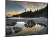 Sunset and Cloud Reflections, Olympic National Park, Washington, USA-Tom Norring-Mounted Premium Photographic Print