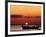 Sunset and Fishing Boats, Isla Mujeres, Mexico-Chris Rogers-Framed Photographic Print