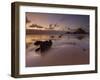 Sunset and Low Evening Light on the Rocks, Castelejo Beach, Near Vila Da Bispo, Algarve, Portugal-Neale Clarke-Framed Photographic Print