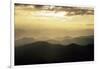 Sunset and Mountains Along Blue Ridge Parkway, North Carolina-Richard and Susan Day-Framed Premium Photographic Print