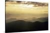 Sunset and Mountains Along Blue Ridge Parkway, North Carolina-Richard and Susan Day-Stretched Canvas
