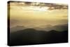 Sunset and Mountains Along Blue Ridge Parkway, North Carolina-Richard and Susan Day-Stretched Canvas