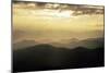 Sunset and Mountains Along Blue Ridge Parkway, North Carolina-Richard and Susan Day-Mounted Photographic Print