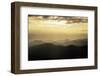 Sunset and Mountains Along Blue Ridge Parkway, North Carolina-Richard and Susan Day-Framed Photographic Print