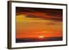 Sunset and Sunlit Clouds over Playa Guiones Surf Beach-Rob Francis-Framed Photographic Print