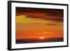 Sunset and Sunlit Clouds over Playa Guiones Surf Beach-Rob Francis-Framed Photographic Print