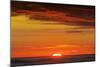 Sunset and Sunlit Clouds over Playa Guiones Surf Beach-Rob Francis-Mounted Photographic Print