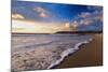 Sunset and surf, Ventura, California, USA-Russ Bishop-Mounted Photographic Print