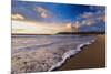 Sunset and surf, Ventura, California, USA-Russ Bishop-Mounted Photographic Print