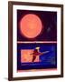 Sunset and Swan, 2003-Derek Crow-Framed Giclee Print
