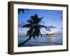 Sunset, Anse Severe, La Digue, Praslin Island in the Background, Seychelles, Indian Ocean, Africa-Lee Frost-Framed Photographic Print