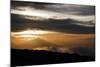 Sunset as Seen from the Upper Reaches of Mount Kilimanjaro (19,341'), Tanzania, Africa-Kent Harvey-Mounted Photographic Print