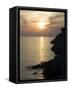 Sunset, Assos, Kefalonia (Cephalonia), Ionian Islands, Greece-R H Productions-Framed Stretched Canvas