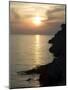 Sunset, Assos, Kefalonia (Cephalonia), Ionian Islands, Greece-R H Productions-Mounted Photographic Print