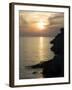 Sunset, Assos, Kefalonia (Cephalonia), Ionian Islands, Greece-R H Productions-Framed Photographic Print