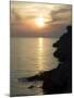 Sunset, Assos, Kefalonia (Cephalonia), Ionian Islands, Greece-R H Productions-Mounted Photographic Print