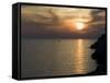 Sunset, Assos, Kefalonia (Cephalonia), Ionian Islands, Greece-R H Productions-Framed Stretched Canvas