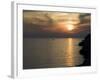 Sunset, Assos, Kefalonia (Cephalonia), Ionian Islands, Greece-R H Productions-Framed Photographic Print