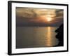 Sunset, Assos, Kefalonia (Cephalonia), Ionian Islands, Greece-R H Productions-Framed Photographic Print