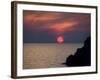 Sunset, Assos, Kefalonia (Cephalonia), Ionian Islands, Greece-R H Productions-Framed Photographic Print