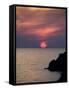 Sunset, Assos, Kefalonia (Cephalonia), Ionian Islands, Greece-R H Productions-Framed Stretched Canvas